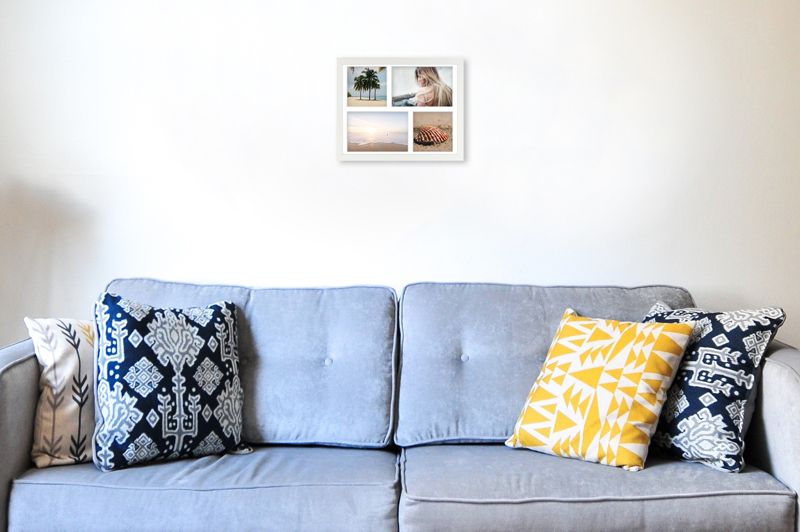 Ramka na 4 zdjęcia Hekla 24x30x4 foto galeria biały 1szt.
