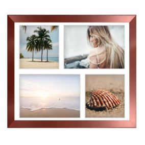 Ramka na 4 zdjęcia Hekla 24x30x4 foto galeria różowe złoto 1szt.