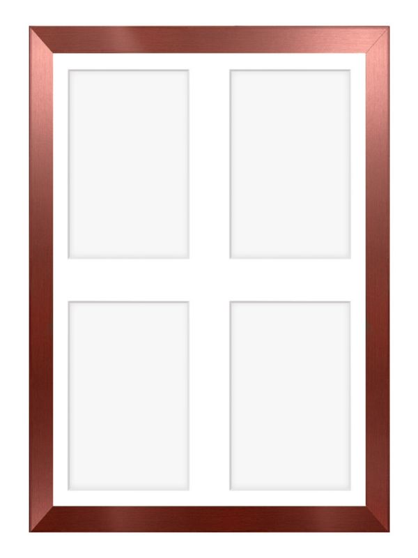 Ramka na 4 zdjęcia Hekla 30x40x4 galeria różowe złoto 1szt.