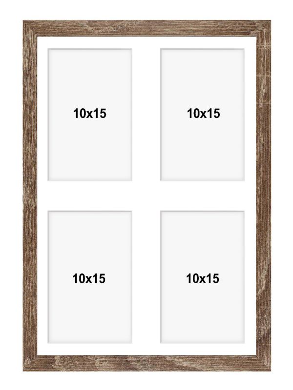 Ramka na 4 zdjęcia Hekla 30x40x4 galeria sonoma truflowa 1szt.