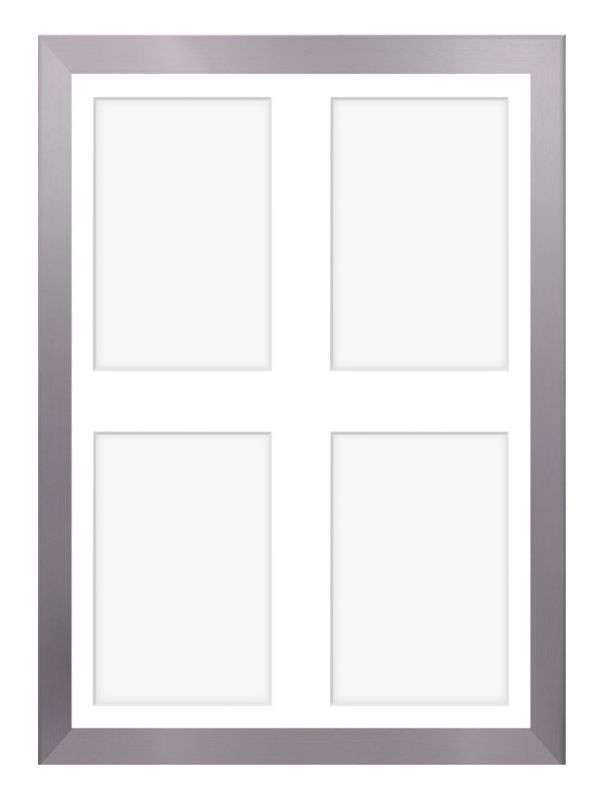 Ramka na 4 zdjęcia Hekla 30x40x4 galeria srebrny 1szt.