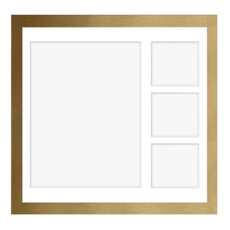 Ramka na 4 zdjęcia Hekla 40x40x4 MDF galeria złoty 1szt.