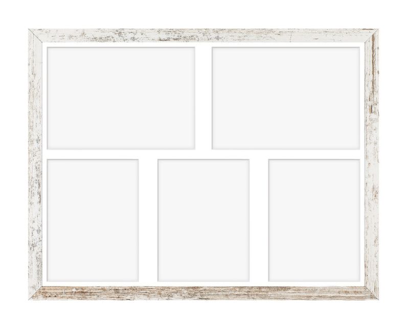 Ramka na 5 zdjęć Hekla 40x50x5 MDF galeria zdjęć bielona sosna 1szt.