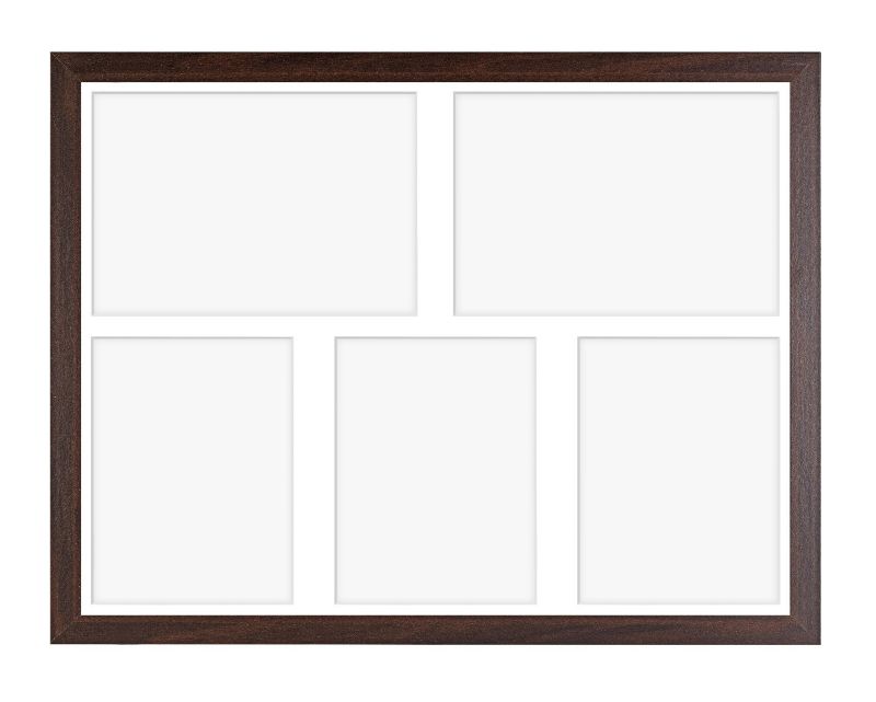 Ramka na 5 zdjęć Hekla 40x50x5 MDF galeria zdjęć brązowy 1szt.