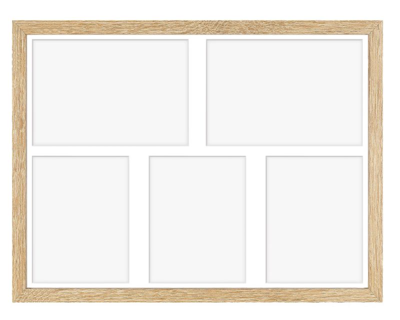 Ramka na 5 zdjęć Hekla 40x50x5 MDF galeria zdjęć sonoma jasna 1szt.