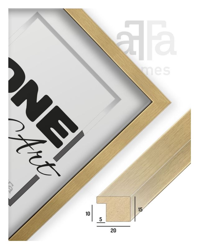 Ramka na zdjęcia B1 Hekla 70x100 MDF plakat złoty 1szt.