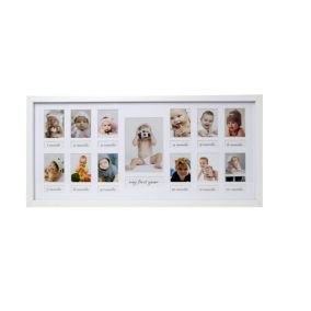 Ramka na zdjęcia BD art 23x50 cm biała na 13 zdjęć 1 szt.