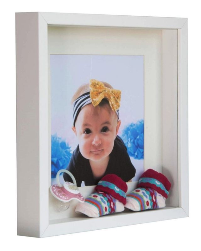 Ramka na zdjęcia BD art 3D Box 28x28 cm głęboka biała 1 szt.