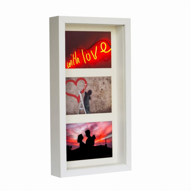 Ramka na zdjęcia BD art 3D głęboka 10x15 biała 1 szt.
