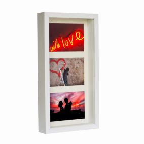 Ramka na zdjęcia BD art 3D głęboka 10x15 biała 1 szt.