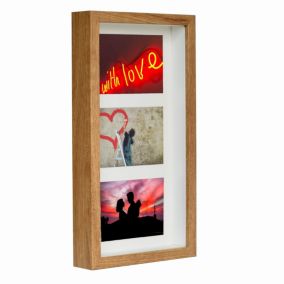 Ramka na zdjęcia BD art Galeria 3D głęboka dębowa 18x35cm brązowa 1 szt.