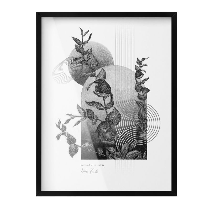 Ramka Na Zdjęcia Do Powieszenia ArtPrintCave 60x80 cm Czarna ramka Dekoracyjna 1szt.