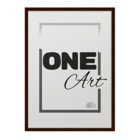 Ramka na zdjęcia duża Hekla 61x91,5 MDF plakat brązowy 1szt.