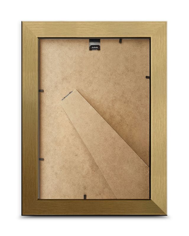 Ramka na zdjęcia Hekla 15x21 foto MDF A5 stojąca złoty 1szt.