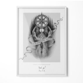 Ramka na zdjęcia Tulup biała 50x70 cm 1 szt.