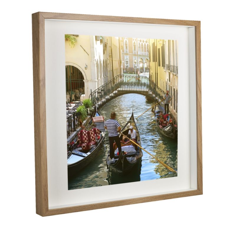 Ramka na zdjęcie 3D BD art Dąb 50x50 cm głęboka kwadratowa brązowa 1 szt.