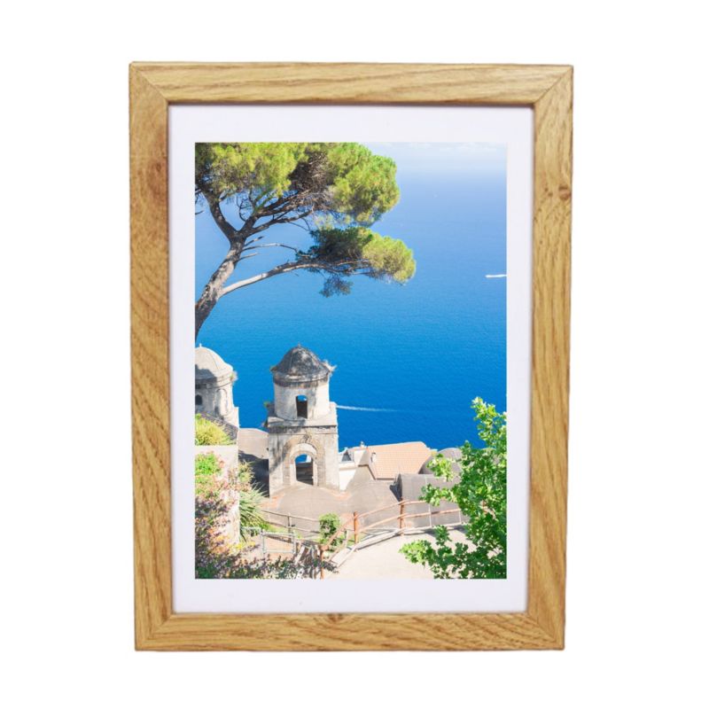 Ramka na zdjęcie BD art Basic 15x21 dębowa MDF z passe-partout 13x18 cm brązowa 1 szt.