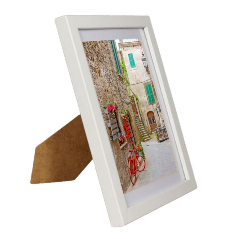 Ramka na zdjęcie BD art Basic 15x21 z passe-partout 13x18 cm biała 1 szt.