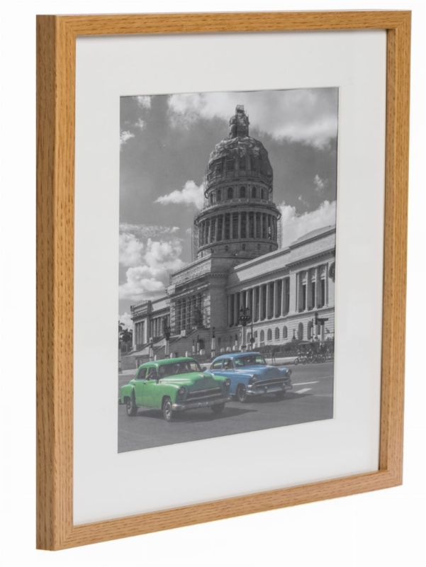 Ramka na zdjęcie BD art Basic 29,7x42 A3 dębowa MDF plexiglas brązowa 1 szt.