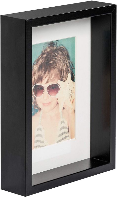 Ramka na zdjęcie BD art głęboka 15x21 A5 passe-partout 10x15 czarna  1 szt.