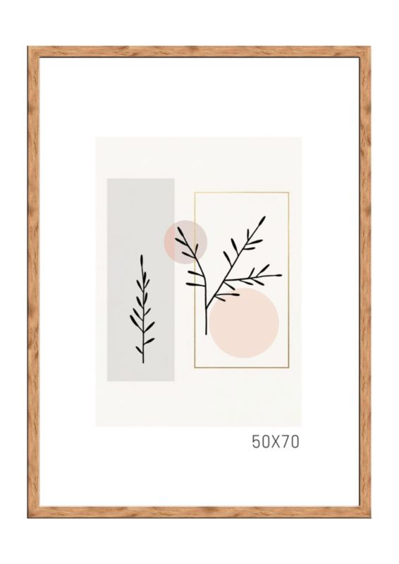 Ramka na zdjęcie MDF BASIC 70x100 cm naturalny 1 szt.