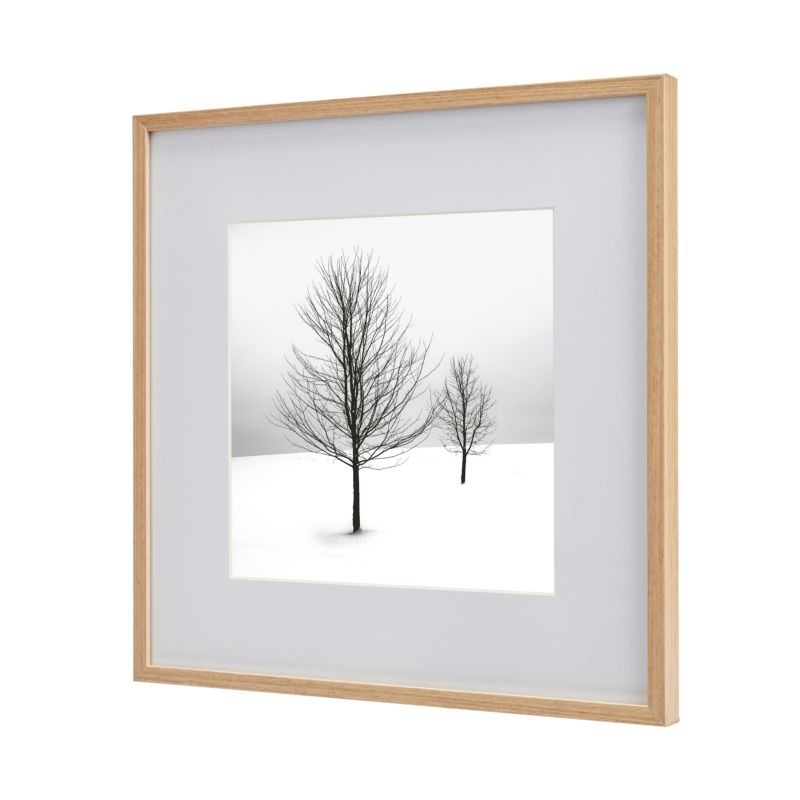 Ramka na zdjęcia GoodHome Banggi 30 x 30 cm aluminium efekt drewna