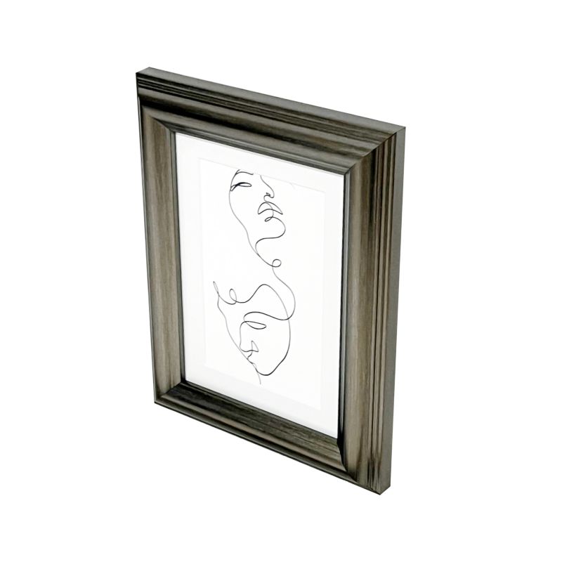 Ramka na zdjęcia GoodHome Blanton 13 x 18 cm antyk srebrny
