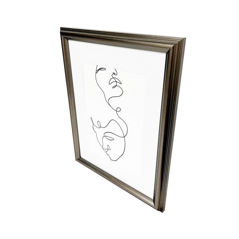 Ramka na zdjęcia GoodHome Blanton 30 x 40 cm antyk srebrny
