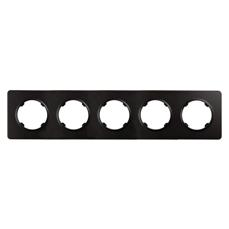 Ramka pięciokrotna DPM Solid Oval czarna