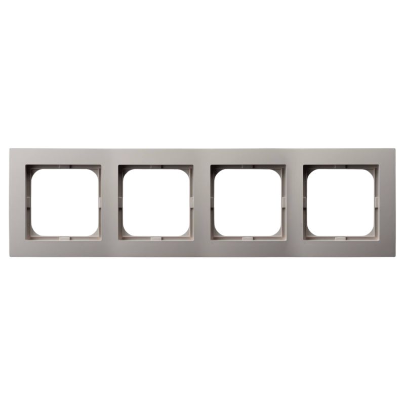 Ramka Poczwórna 4X Ospel As Kolor Kaszmir Matowy 297X84X10Mm R-4G/82 1szt.