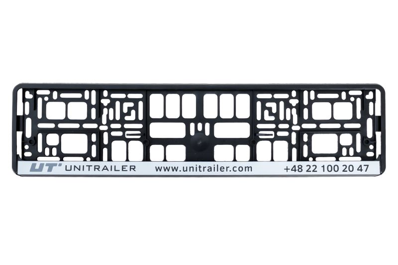 Ramka pod tablicę rejestracyjną UNITRAILER 520x110mm do przyczepy i lawety 1 szt.