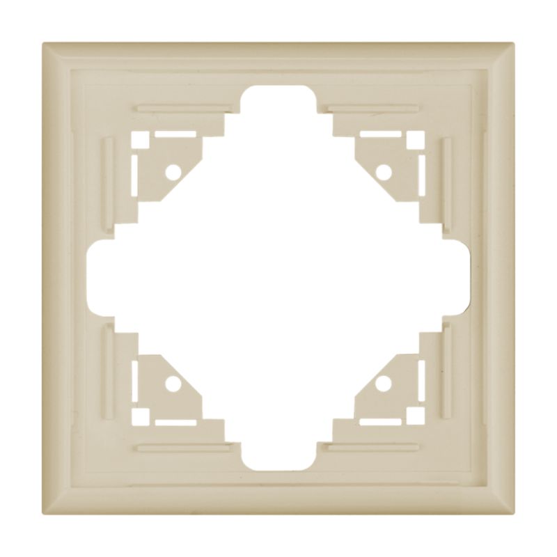 Ramka Pojedyńcza Abex Luna Beżowa Ip20 81x81x6mm Ra-1L 1szt.
