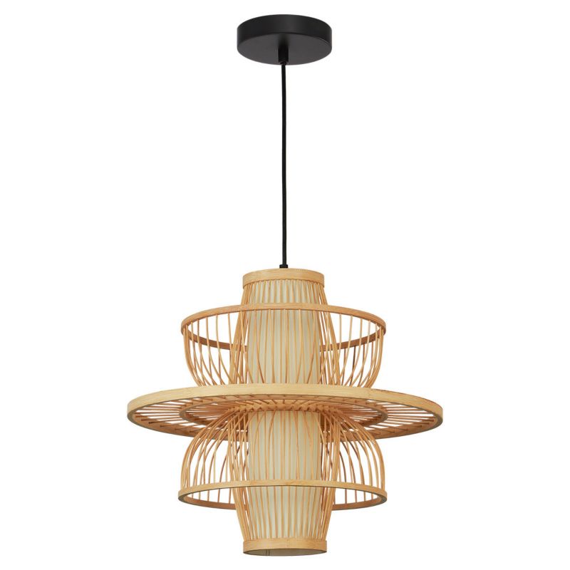 Rattanowa lampa wisząca Light Prestige Astra naturalna 1 x E27 1 szt.