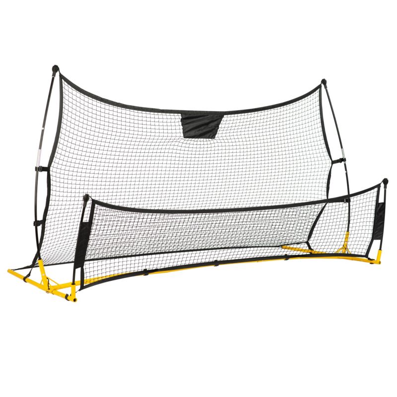 Rebounder do piłki nożnej Neo-Sport siatka trenażer bramka rama treningowa 210x120x35 cm 1 szt.