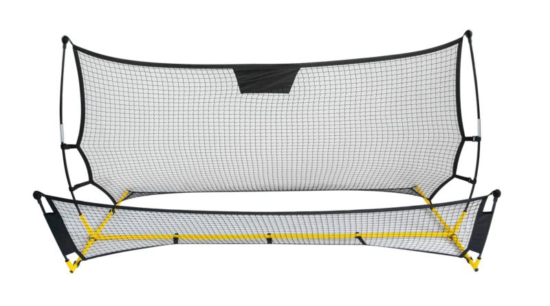 Rebounder do piłki nożnej Neo-Sport siatka trenażer bramka rama treningowa 210x120x35 cm 1 szt.