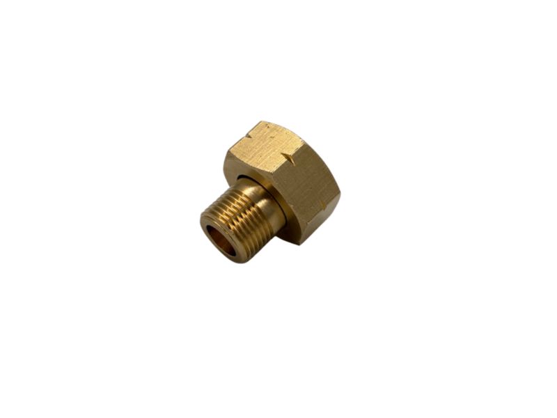 Redukcja dwuczęściowa do butli gazowej GW 1/2 L x GZ 3/8 L