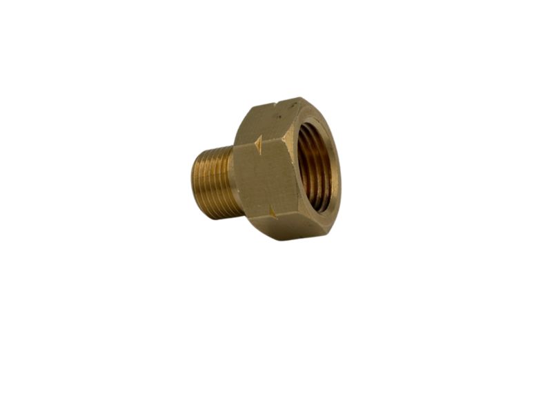 Redukcja dwuczęściowa do butli gazowej GW 1/2 L x GZ 3/8 L