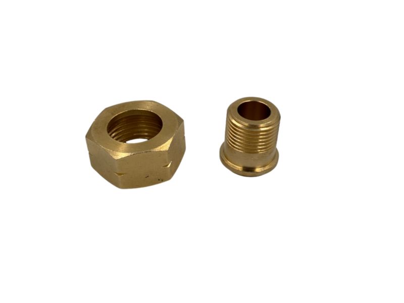 Redukcja dwuczęściowa do butli gazowej GW 1/2 L x GZ 3/8 L