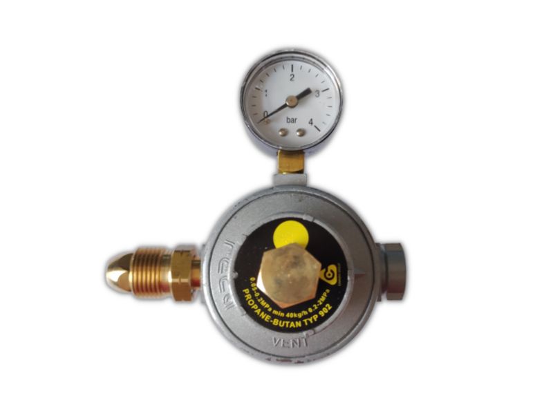 Reduktor I stopnia Cavagna Group 3/8" z manometrem - 1 szt