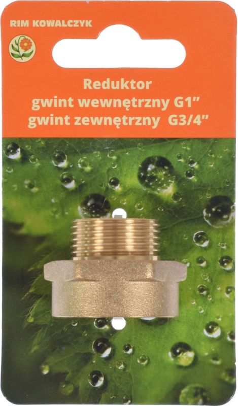 Reduktor mosiężny GW 1" x GZ 3/4"