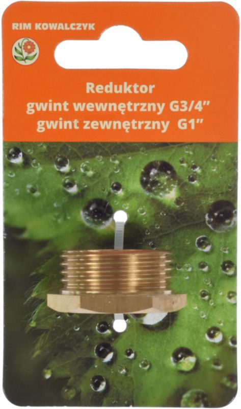Reduktor mosiężny GW 3/4" x GZ 1"