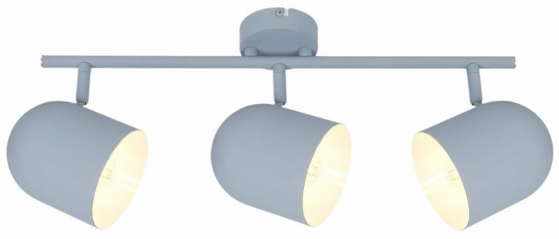 Reflektor spot Candellux Azuro  szaro-biały-grafitowy  3 x E27 x 40W IP20 wym: 55 x 10 cm - 1 szt.