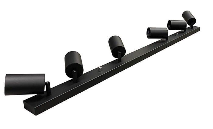 Reflektor spot IdeaLED Qualis czarny  6 x GU10 x 40W IP20 wym: 119 x 6 cm - 1 szt.