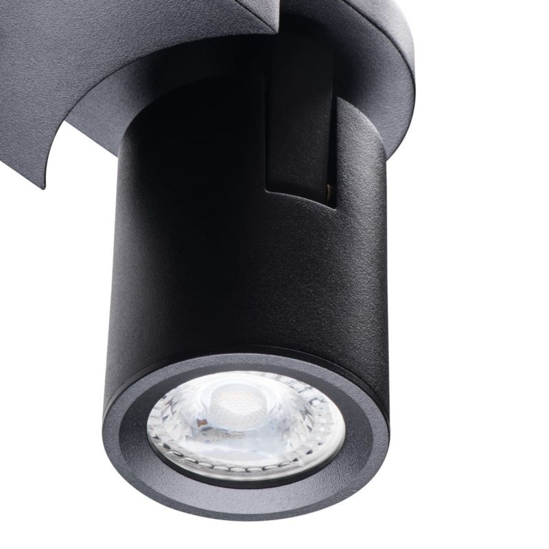 Reflektor spot Kanlux Laurin  czarny  2 x GU10 x 35W IP20 wym: 22 x 7 cm - 1 szt.