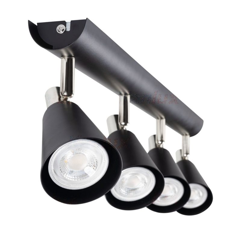 Reflektor spot Kanlux Sempra  czarny  4 x GU10 x 35W IP20 wym: 60 x 6,5 cm - 1 szt.