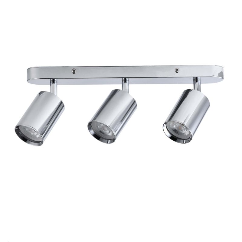Reflektor spot Light Prestige Belize chromowany  3 x GU10 x 50W IP20 wym: 13,5 x 35 x 5,5 cm - 1 szt.