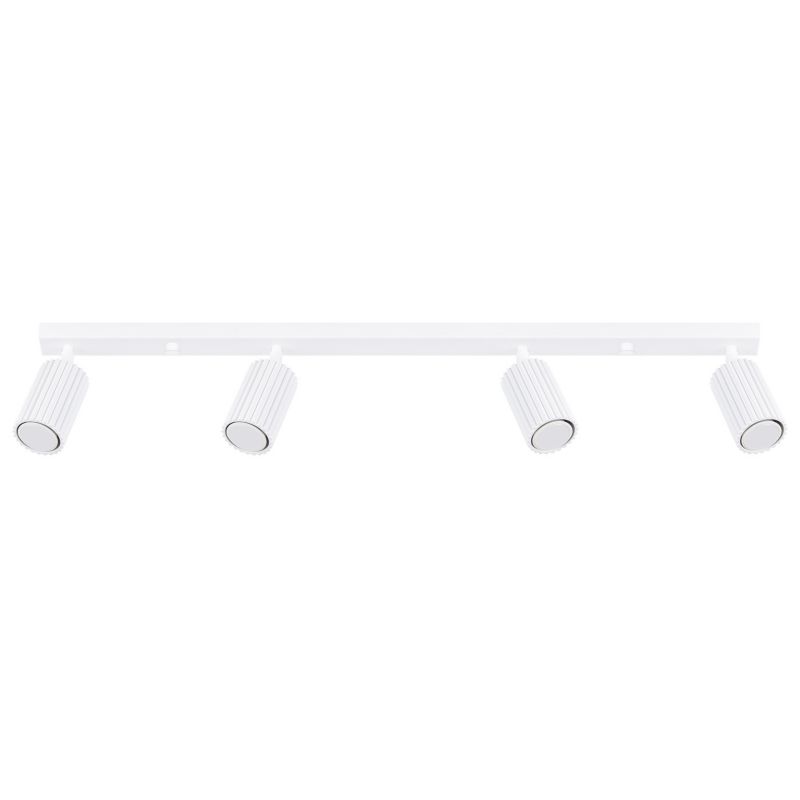 Reflektor spot Sollux Lighting Karbon biały  4 x GU10 x  IP20 wym: 16,5 x 81 x 6,5 cm - 1 szt.