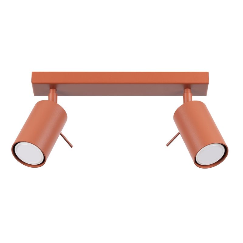 Reflektor spot Sollux Lighting Ring ochra czerwona  2 x GU10 x  IP20 wym: 17 x 30 x 6 cm - 1 szt.