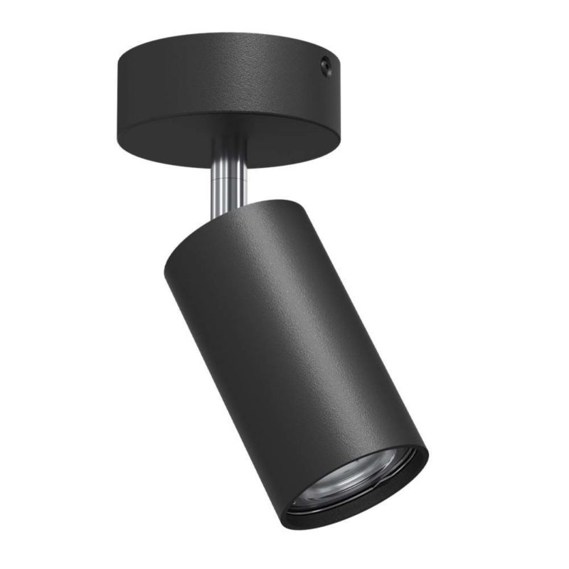 Reflektor sufitowy Brosline Point czarny  1 x GU10 x 10W IP20 wym: 17,5 x 8 x 8 cm - 1 szt.