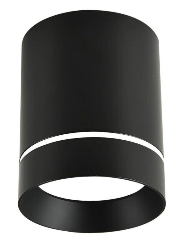 Reflektor sufitowy Candellux Tuba  czarny  1 x GU10 x 15W IP20 wym: 7,9 x 7,9 cm - 1 szt.
